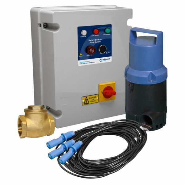 Battery back-up pump system (24 V version)