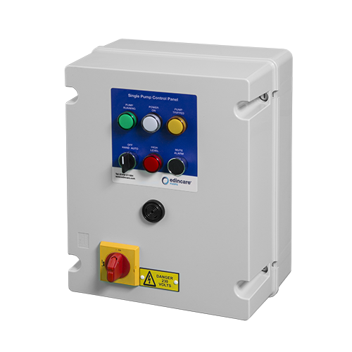 Control Panel Plastic, DOL, (Single Pump) 3 Phase (1-4kW)