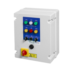 Control Panel Metal, 3 Phase (1-4kW) with 10hr Changeover Timer c/w V/F