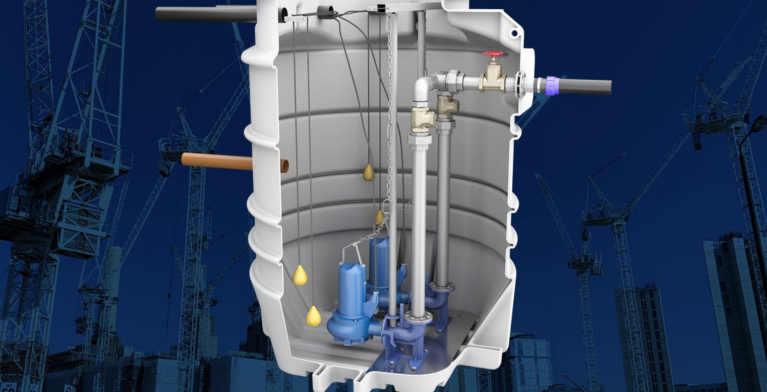 When is a packaged pumping station the best choice?