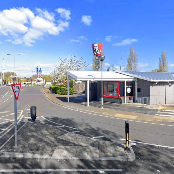 Refurbishment at a fast-food outlet