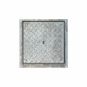 Access cover, locking, galv, solid top, 350mm x 350mm (Facta AA)
